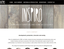 Tablet Screenshot of inspiro-decoration.com